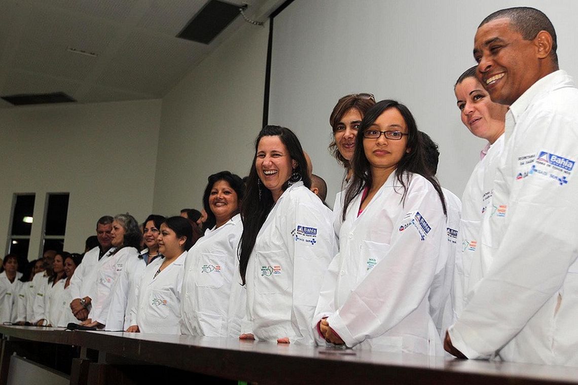 Divulgação/Carla Ornelas/Secretaria de Comunicação da Bahia Mais médicos, Brasil