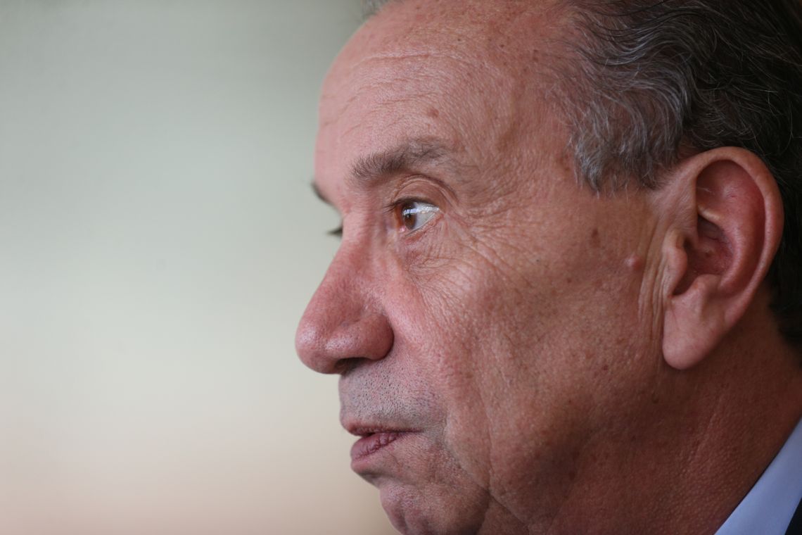 Fabio Rodrigues Pozzebom/Agência Brasil O ministro das Relações Exteriores Aloysio Nunes Ferreira durante assinatura de atos e declaração à imprensa, após a I Reunião do Diálogo Político-Militar Brasil-Chile.