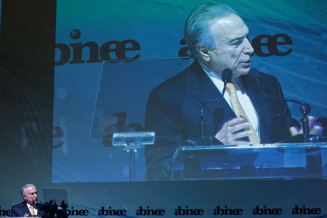 Alan Santos/PR São Paulo - Presidente Michel Temer anuncia edição de medida provisória para incentivar setor de informática, durante almoço anual da Associação Brasileira da Indústria Eletroeletrônica (Abinee) (Alan Santos/PR)