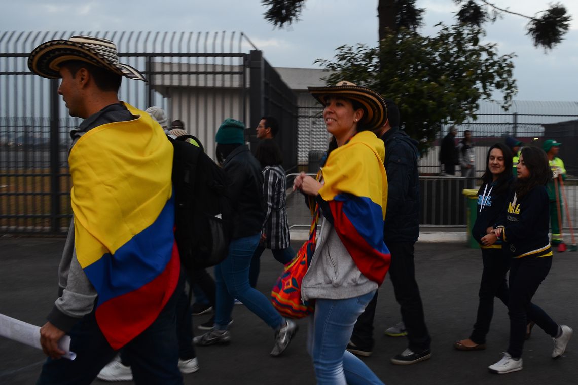 Rovena Rosa/Agência Brasil São Paulo - Torcedores chegam à Arena Corinthians para assistir Colômbia x Nigéria (Rovena Rosa/Agência Brasil)