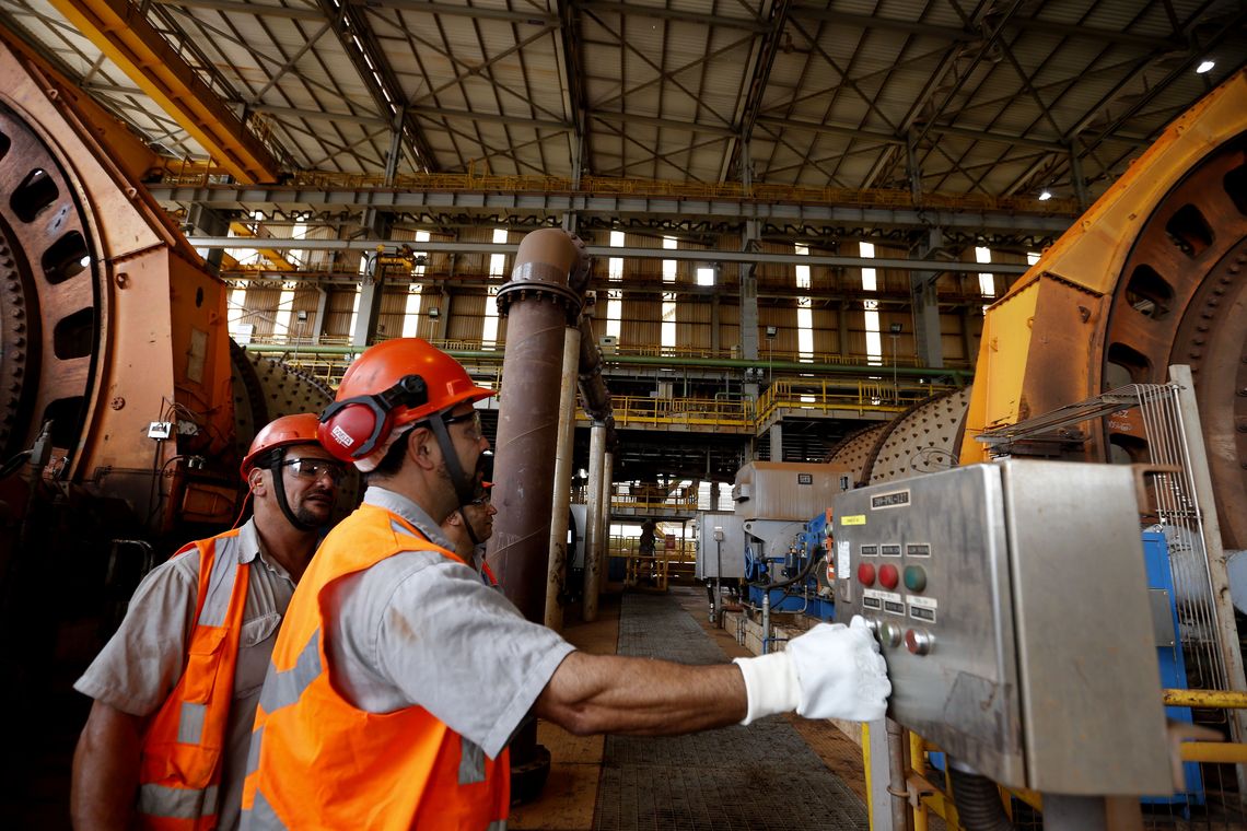 Tânia Rêgo/Agência Brasil Concentração 3. Usina de Concentração da mineradora Samarco.
