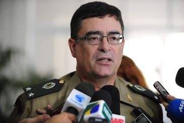 - O general Mauro Sinott deixa o gabinete de intervenção federal no Rio de Janeiro - strong Tânia Rêgo/Arquivo Agencia Brasil /strong