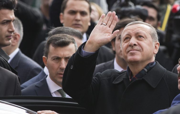 Presidente da Turquia, Recep Tayyip Erdogan 