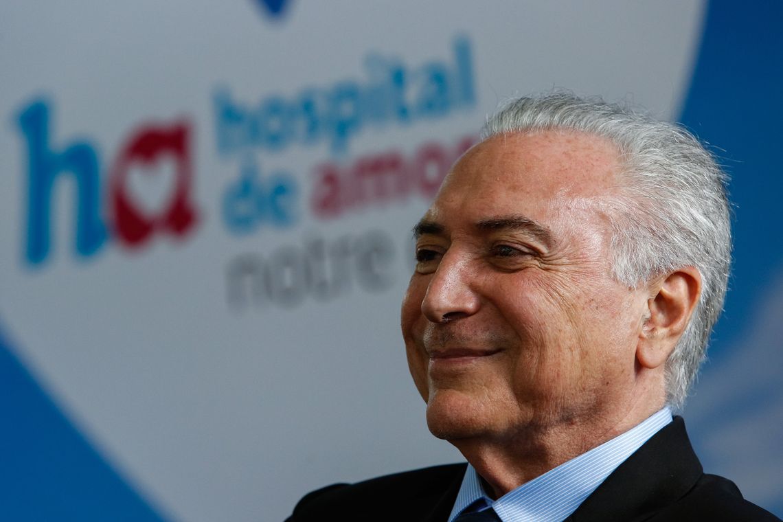 Alan Santos/PR Presidente Michel Temer durante inauguração do Hospital Notre Dame, em Barretos (SP).
