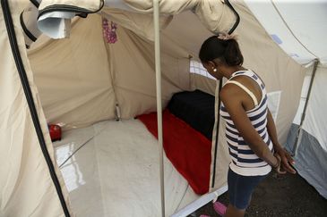 Marcelo Camargo/Agência Brasil/Agência Brasil Abrigo Rondon 1, em Boa Vista, que recebeu cerca de 100 venezuelanos vindos da cidade de Pacaraima nos últimos dois dias.