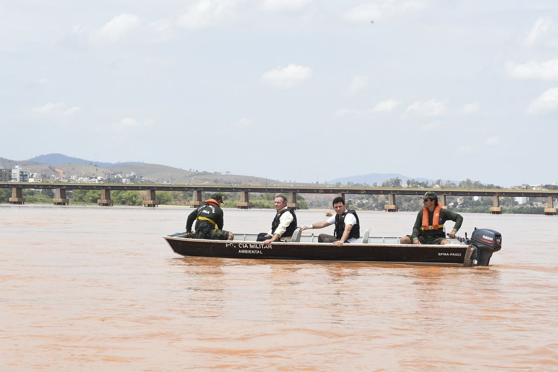Fred Loureiro/Secom ES Colatina (ES) - Rio Doce é atingido por rejeitos de mineração do rompimento da barragem da Samarco em Mariana, em Minas Gerais (Fred Loureiro/Secom ES)