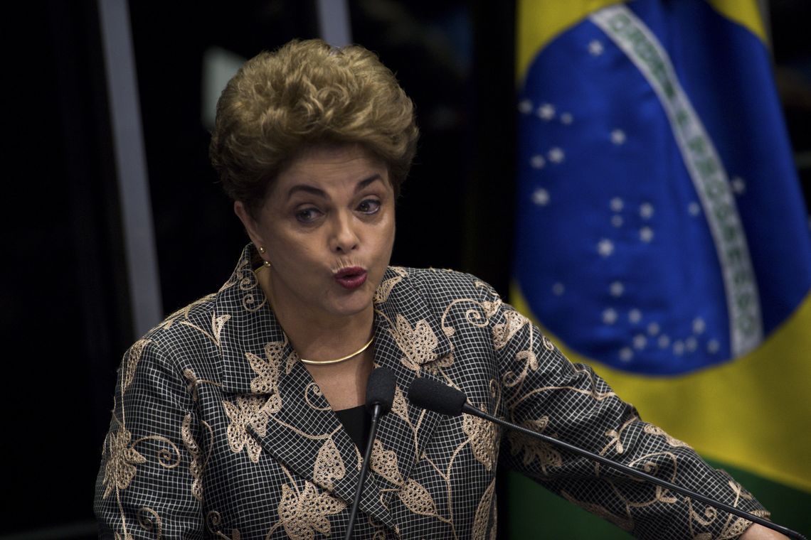 Marcelo Camargo/Agência Brasil Brasília - A presidenta afastada, Dilma Rousseff, faz sua defesa durante sessão de julgamento do impeachment no Senado (Marcelo Camargo/Agência Brasil)