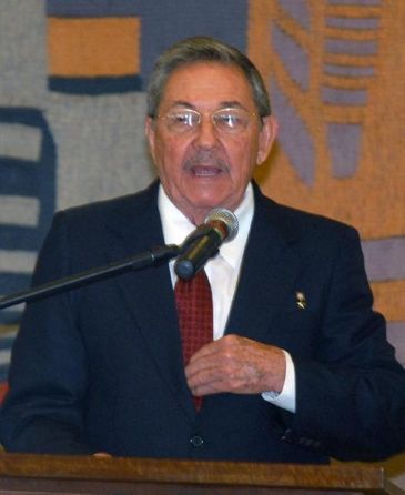 O presidente de Cuba, Raúl Castro