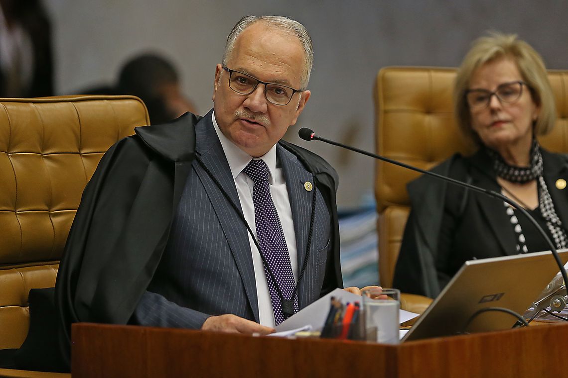 José Cruzr/Agência Brasil Brasília - O ministro do Supremo Tribunal Federal Edson Fachin durante julgamento do pedido de habeas corpus do ex-presidente Lula (José Cruzr/Agência Brasil)