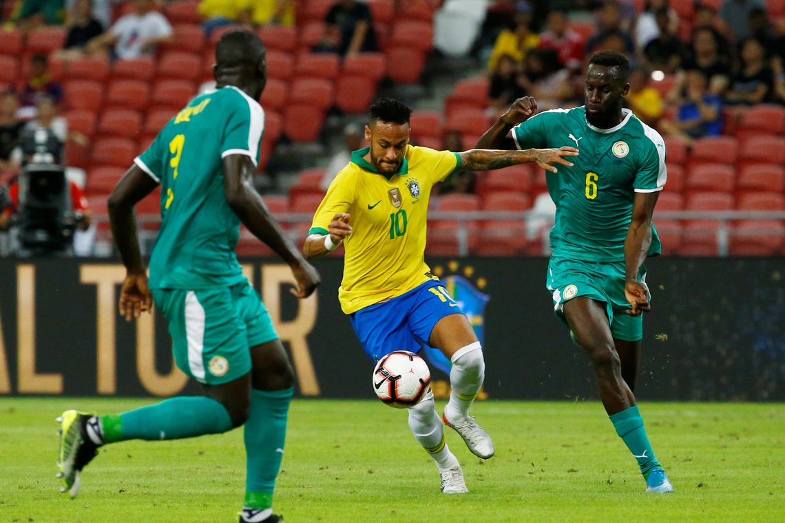 Brasil e Senegal, esporte, futebol   REUTERS/Feline Lim
