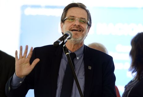 Rio de Janeiro - Reitor da UFRJ, Roberto Leher, durante inauguração de complexo esportivo no campus da Ilha do Fundão  (Tomaz Silva/Agência Brasil)