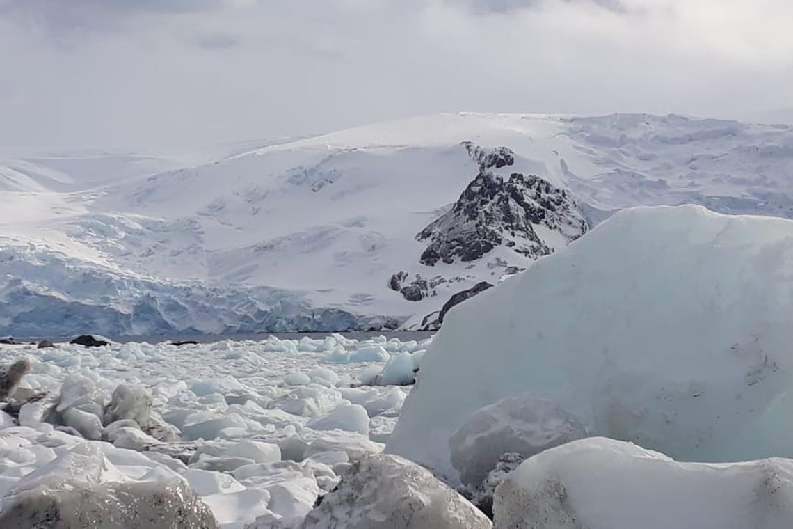 Geleiras na Antártica