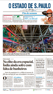 Capa do Jornal O Estado de S. Paulo Edição 2023-11-12