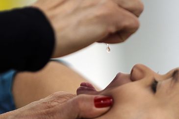 Dia D de mobilização da Campanha Nacional de Vacinação contra a Poliomielite e Sarampo.