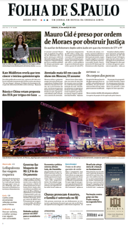 Capa do Jornal Folha de S. Paulo Edição 2024-03-23