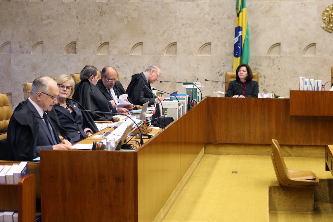 Nelson Jr./SCO/STF Brasília - Sessão do Supremo Tribunal Federal (STF) para decidir se parlamentares podem ser afastados do mandato por meio decisões cautelares da Corte e se as medidas podem ser revistas pelo Congresso (Nelson Jr./SCO/STF )