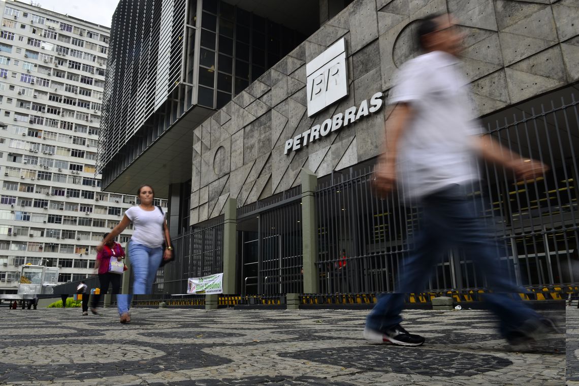 EdifÃcio sede da Petrobras na Avenida Chile, centro do Rio de Janeiro