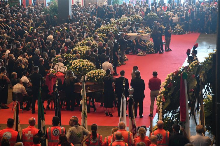Funeral de Estado das vítimas do desabamento de ponte em Gênova, na Itália