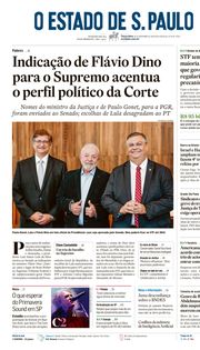 Capa do Jornal O Estado de S. Paulo Edição 2023-11-28