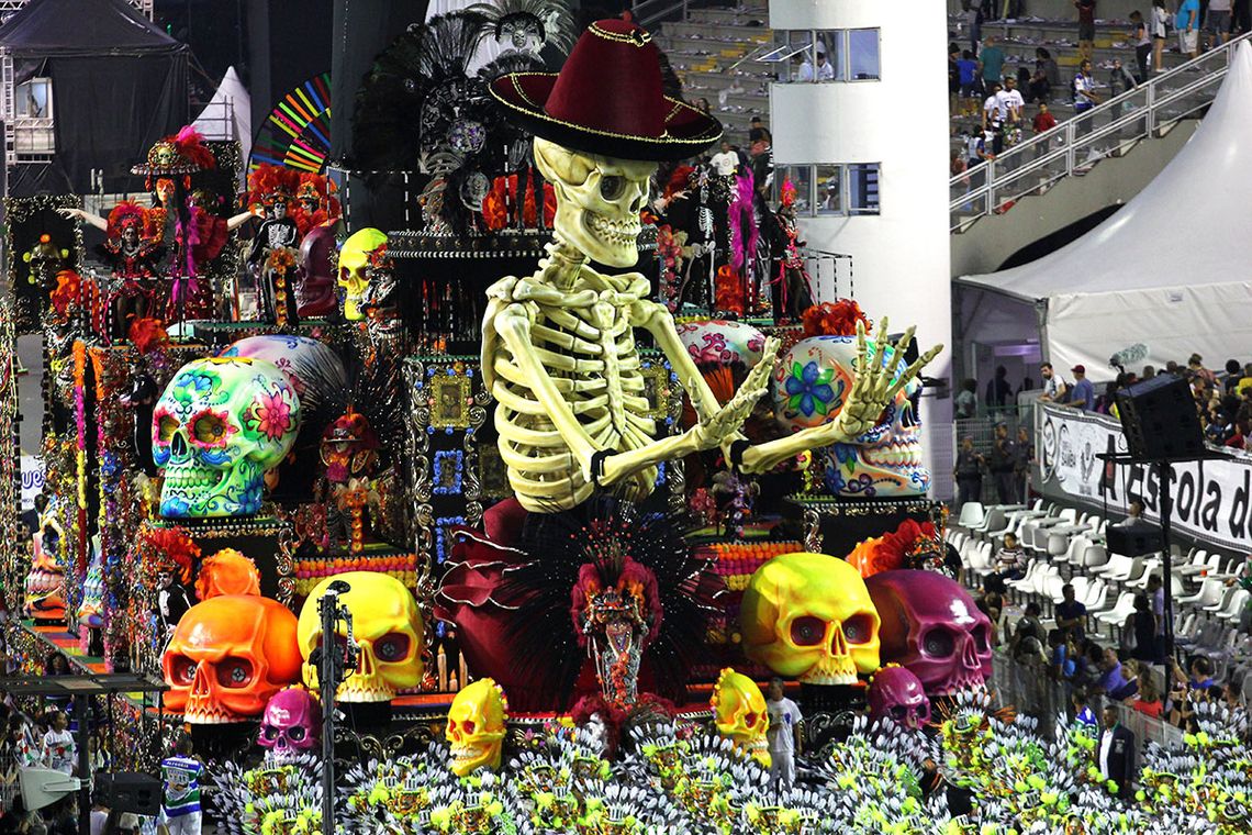 Divulgação/LigaSP São Paulo – Unidos da Vila Maria no segundo dia de desfile das escolas de samba paulistanas do Grupo Especial (Divulgação/LigaSP)