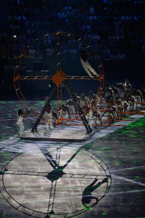Fernando Frazão/Agência Brasil Rio de Janeiro - Cerimônia de abertura dos Jogos Olímpicos Rio 2016 no Estádio do Maracanã. (Fernando Frazão/Agência Brasil)
