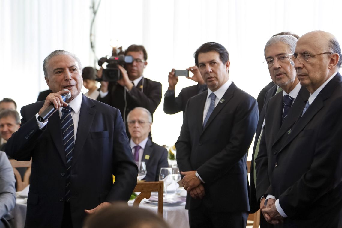 Marcos Corrêa/PR Brasília - Presidente Michel Temer discute reforma da Previdência durante café da manhã com deputados e senadores da base aliada (Marcos Corrêa/PR)
