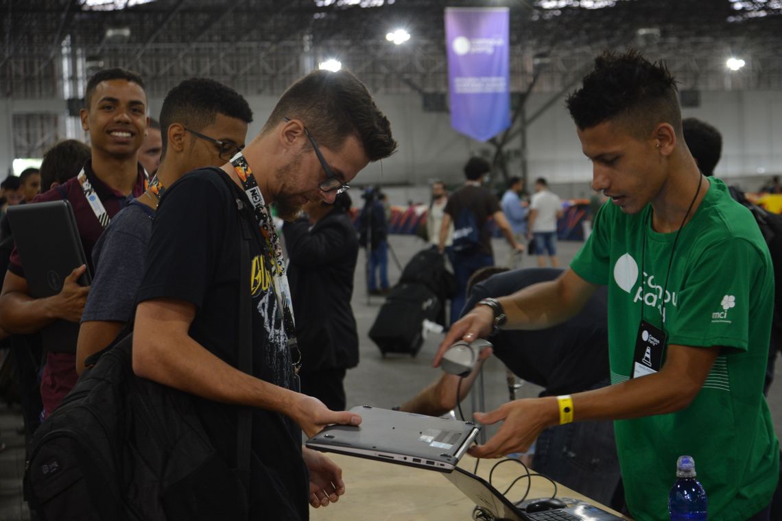 Rovena Rosa/Agência Brasil São Paulo - A 11ª Campus Party Brasil, evento de tecnologia, ocorre entre os dias 30 de janeiro e 4 de fevereiro, no Pavilhão de Exposições do Anhembi, região norte (Rovena Rosa/Agência Brasil)