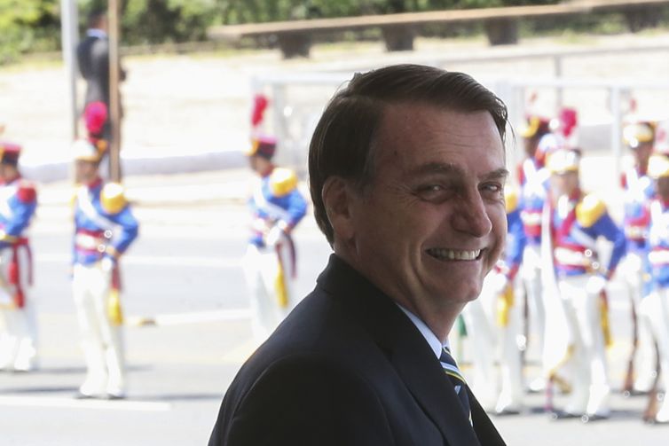 - O presidente Jair Bolsonaro faz transmissão ao vivo para apresentar balanço à sociedade - strong Antonio Cruz/Agência Brasil /strong