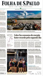 Capa do Jornal Folha de S. Paulo Edição 2023-11-15