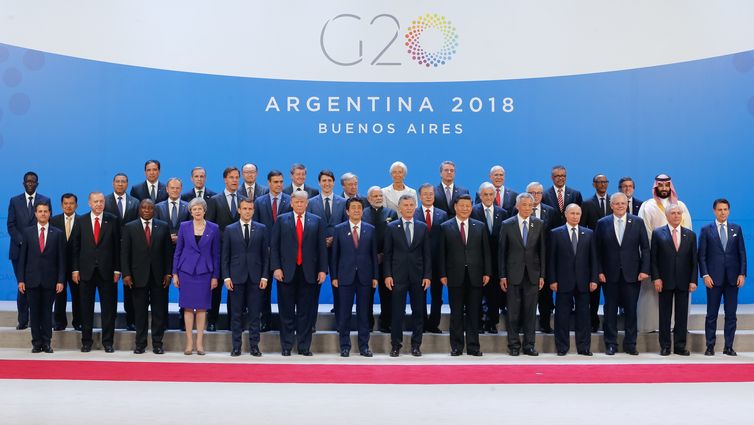 Buenos Aires/Argentina - Presidente da República, Michel Temer, posa para foto Oficial com Chefes de Estado e de Governo do G20.