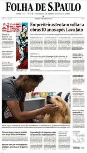Capa do Jornal Folha de S. Paulo Edição 2024-03-17