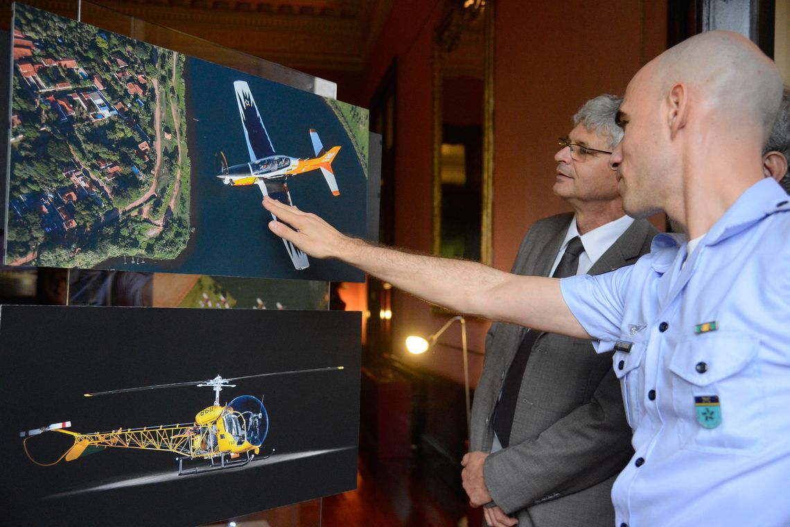 Tânia Rêgo/Agência Brasil Rio de Janeiro - O Centro de Documentação da Aeronáutica apresenta exposição Asas Que Protegem o País – Tributo a Santos Dumont para homenagear os 110 anos do seu primeiro voo (Tânia Rêgo/Agência Brasil)