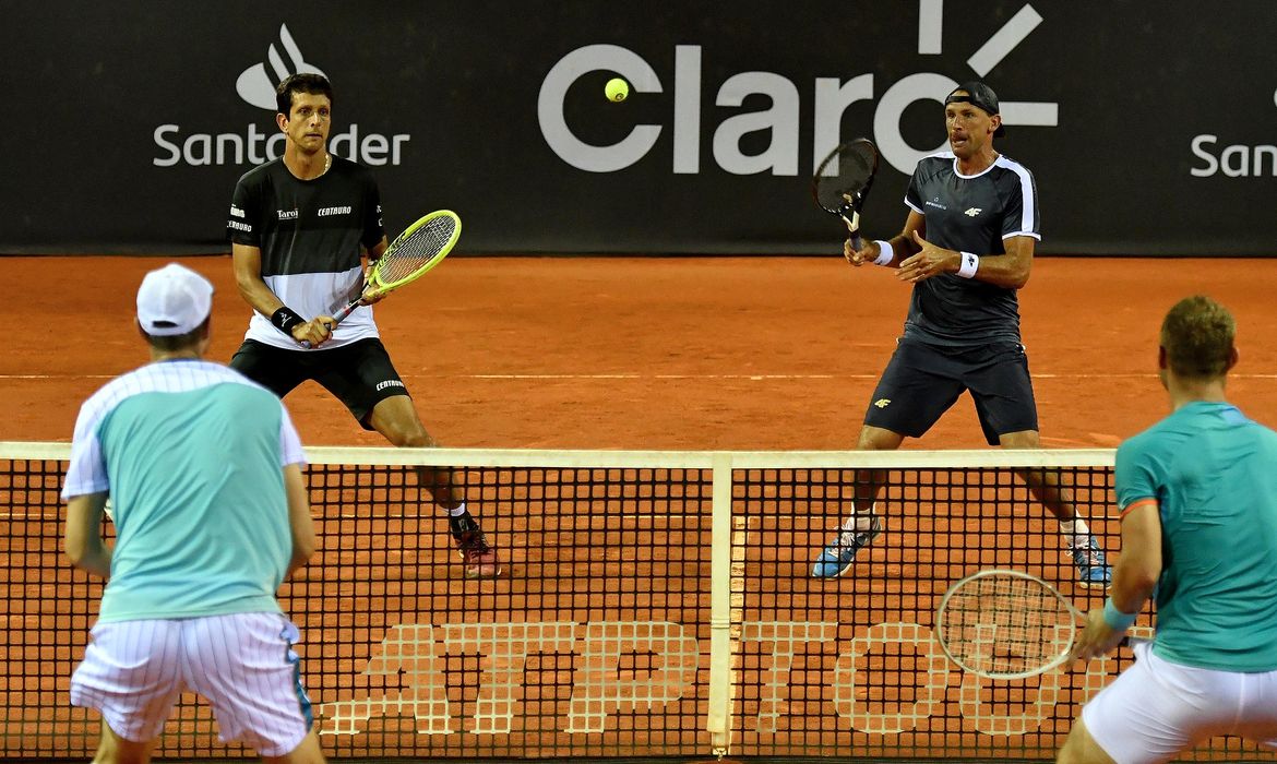 Marcelo Melo e Lukasz Kubot no Rio Open 2020
