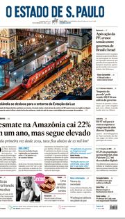 Capa do Jornal O Estado de S. Paulo Edição 2023-11-10
