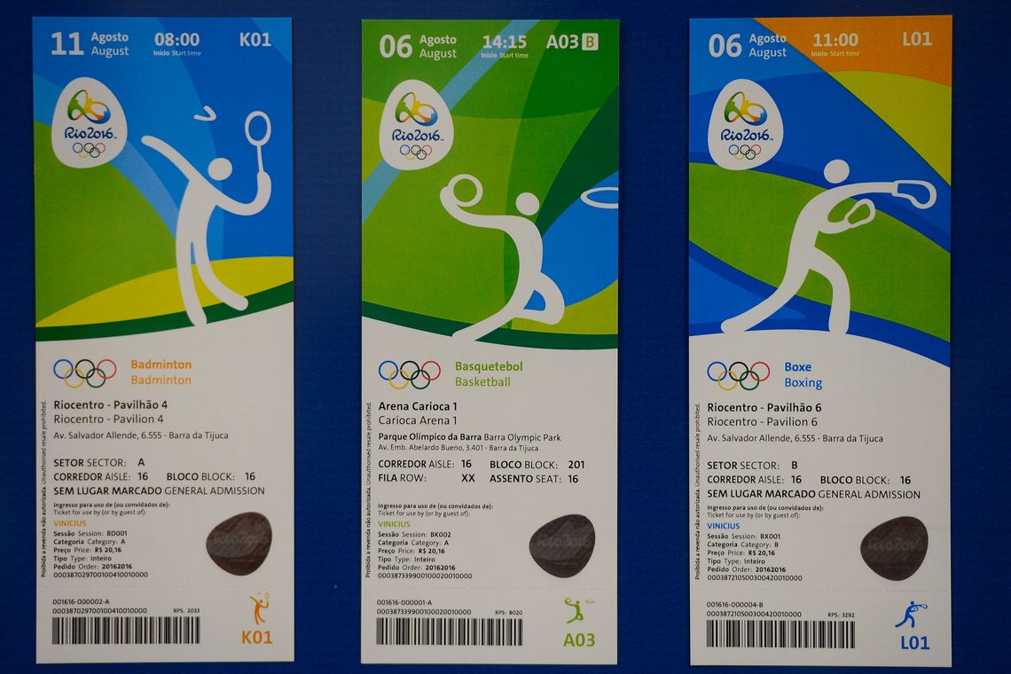 Tomaz Silva/Agência Brasil Rio de Janeiro - Comitê Rio 2016 apresenta ingressos para os Jogos Olímpicos na Cidade Nova, região central da capital fluminense (Tomaz Silva/Agência Brasil)