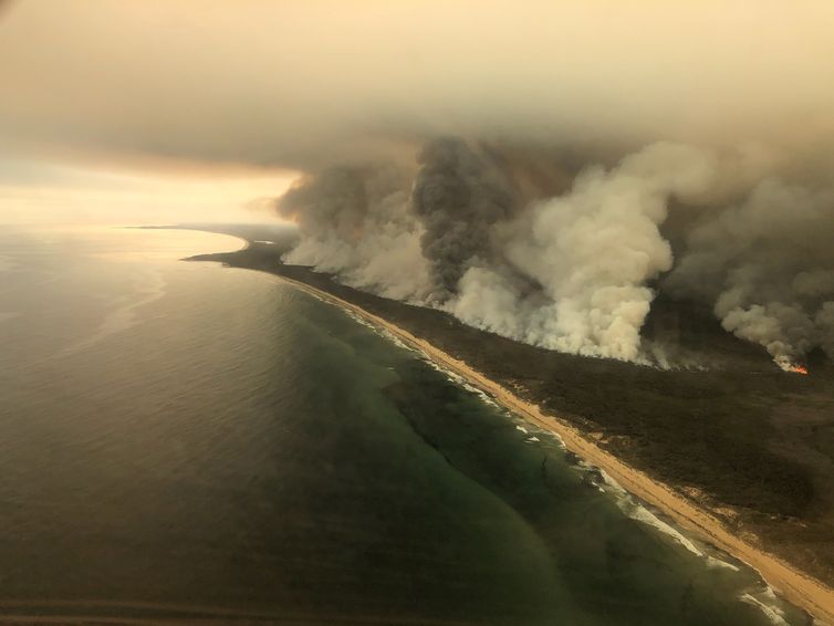 Reuters/Divulgação Incêndio na Austrália Reuters Divulgação