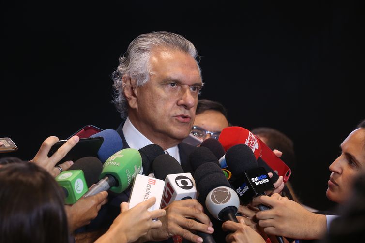 Entrevista do governador do Governador de Goiás, Ronaldo Caiado