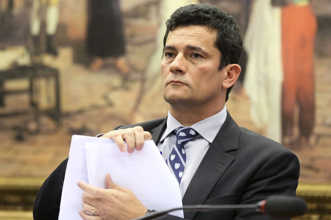 Marcelo Camargo/Agência Brasil Brasília - O juiz federal Sérgio Moro, da 13ª Vara Federal de Curitiba, participa de audiência pública na Comissão Especial do Novo Código de Processo Penal, na Câmara dos Deputados (Marcelo Camargo/Agência Brasil)