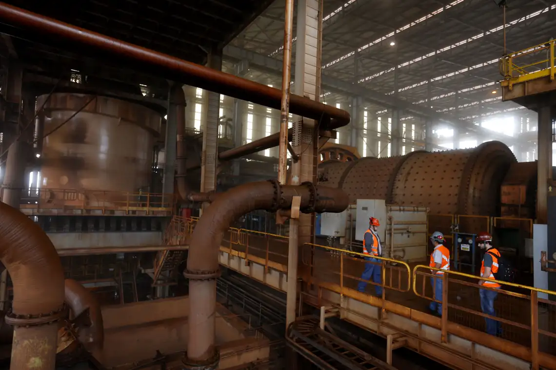 Tânia Rêgo/Agência Brasil Concentração 3. Usina de Concentração da mineradora Samarco.