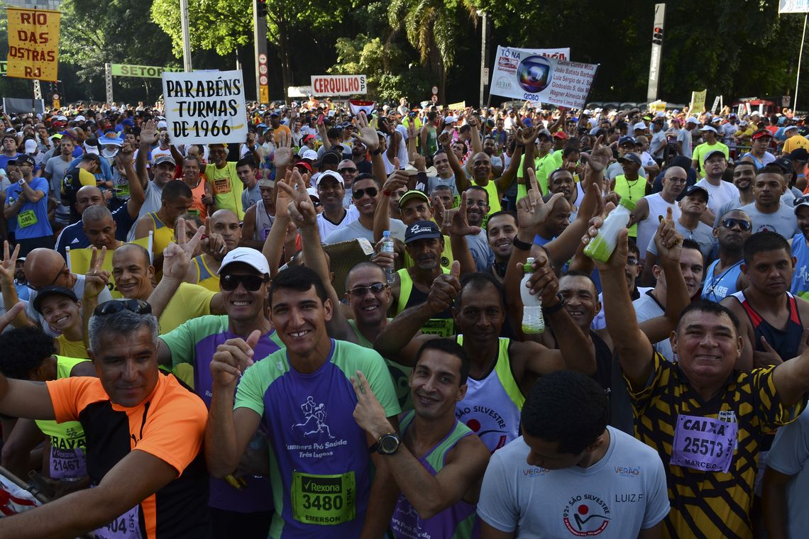 Rovena Rosa/Agência Brasil São Paulo - 92ª Corrida Internacional de São Silvestre, na Avenida Paulista, região central.(Rovena Rosa/Agência Brasil)