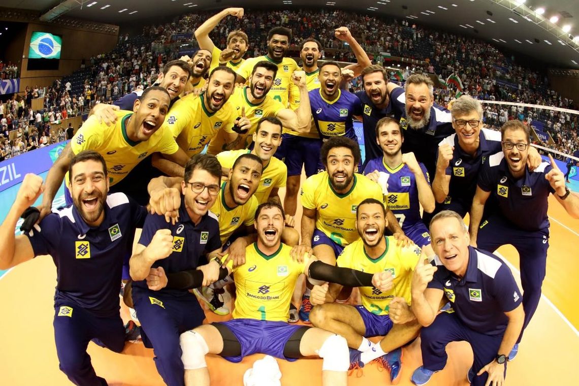 Brasil vira o jogo contra a Bulgária e está garantido em Tóquio,Seleção masculina de vôlei 