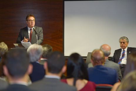 Brasília - Vinícius Lummertz toma posse na presidência do Instituto Brasileiro de Turismo (Embratur)  (José Cruz/Agência Brasil)