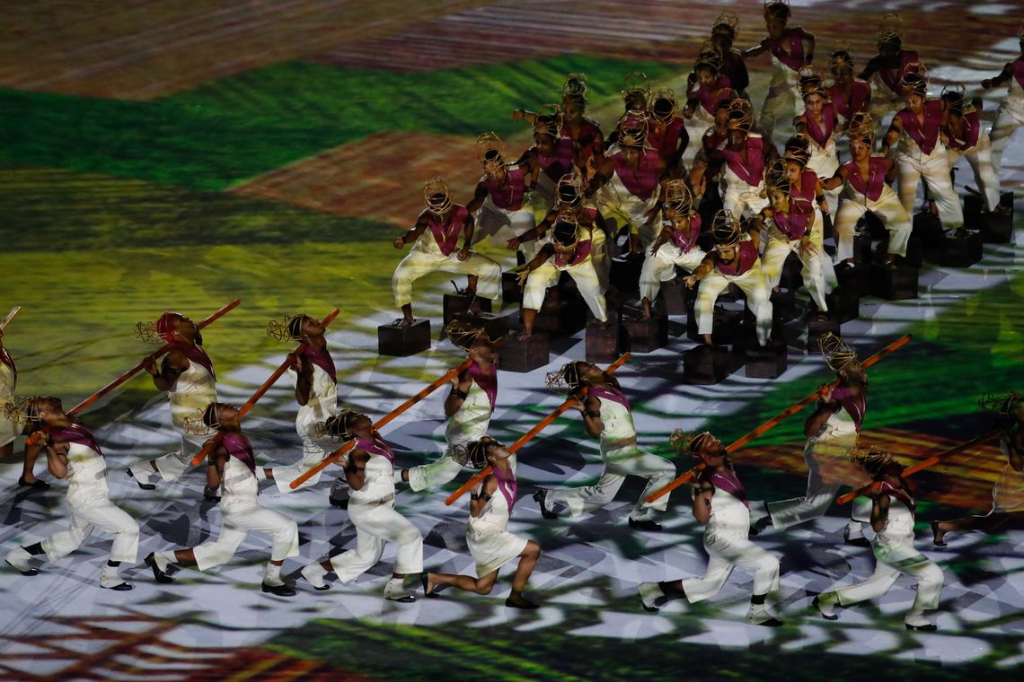 Fernando Frazão/Agência Brasil Rio de Janeiro - Cerimônia de abertura dos Jogos Olímpicos Rio 2016 no Estádio do Maracanã. (Fernando Frazão/Agência Brasil)