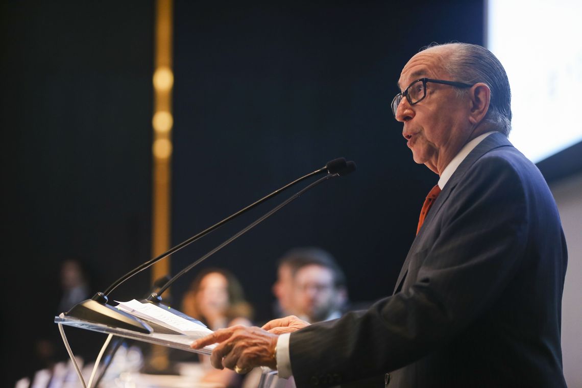 José Cruz/Agência Brasil O secretário especial da Receita Federal, Marcos Cintra, participa do seminário, O padrão OCDE de preços de transferência e a abordagem brasileira: o caminho à frente.