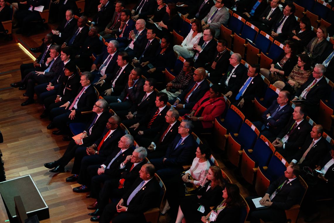 Alan Santos/PR Lima - Presidente da República, Michel Temer, durante Cerimônia de abertura da VIII Cúpula das Américas (Alan SantosPR)