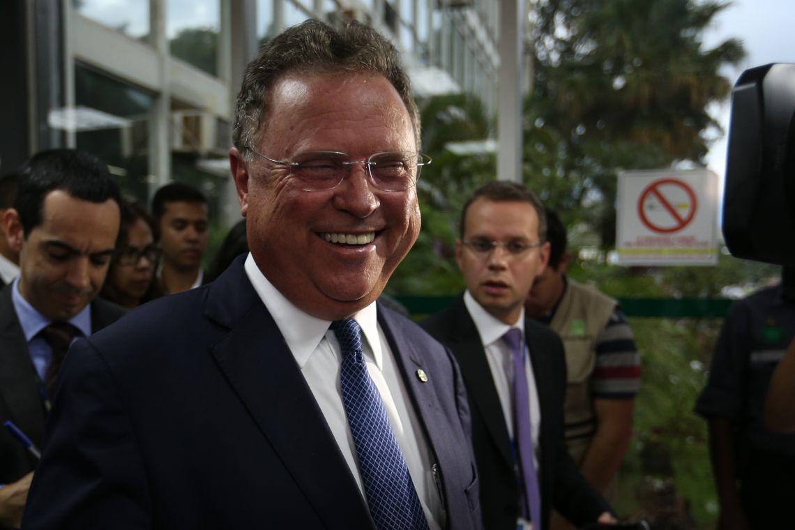 Fabio Rodrigues Pozzebom/Agência Brasil Brasília - O ministro da Agricultura, Pecuária e Abastecimento, Blairo Maggi, fala à imprensa sobre a situação das carnes brasileiras (Fabio Rodrigues Pozzebom/Agência Brasil)