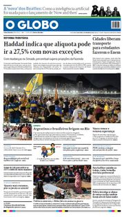 Capa do Jornal O Globo Edição 2023-11-03