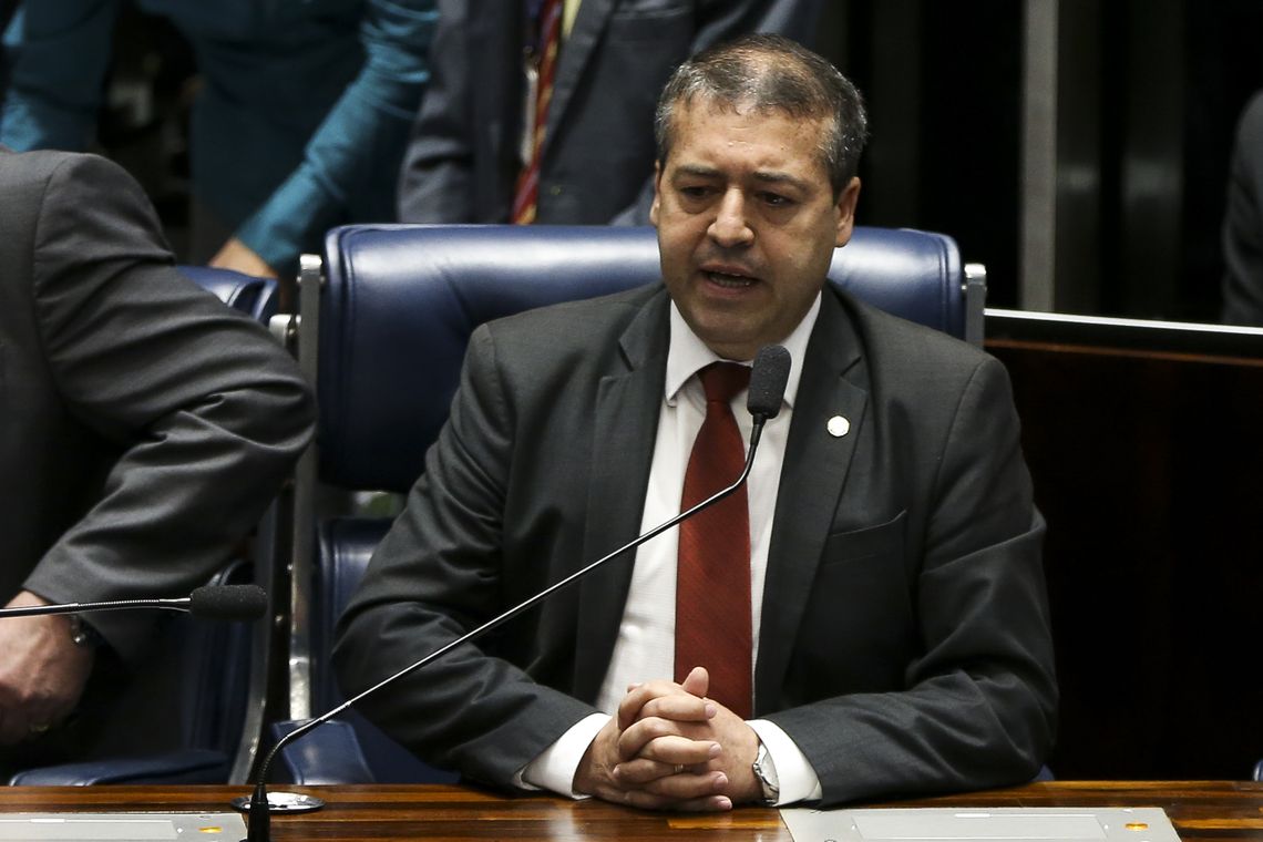 Marcelo Camargo/Agência Brasil Brasília - O ministro do Trabalho, Ronaldo Nogueira, durante sessão temática interativa, no plenário do Senado, para debater a reforma das leis trabalhistas (Marcelo Camargo/Agência Brasil)