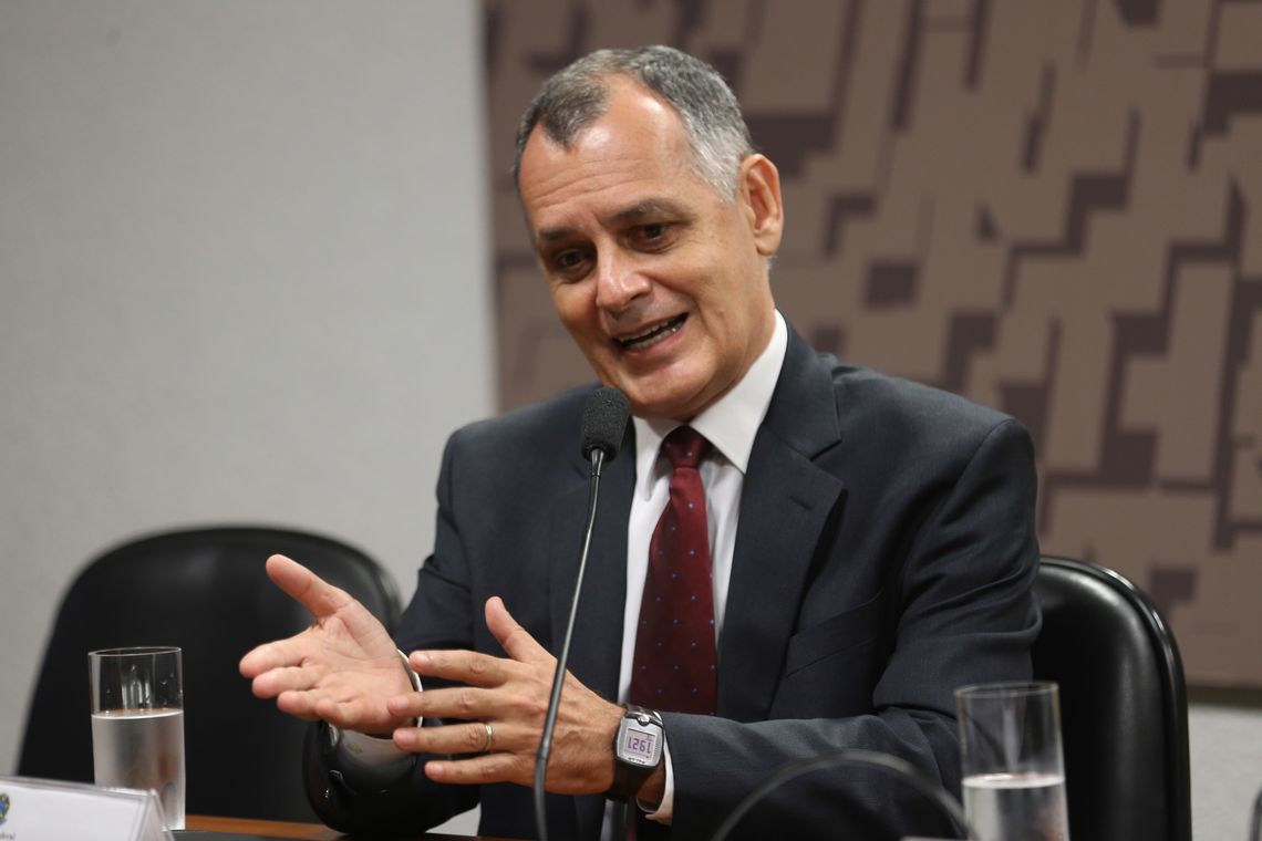 Fabio Rodrigues Pozzebom/Agência Brasil Brasília - Diretor do Centro de Estudos Estratégicos da Escola Superior de Guerra, general-de-brigada José Eustáquio Nogueira Guimarães, debate aumento da insegurança internacional (Fabio Rodrigues Pozzebom/Agência Brasil)