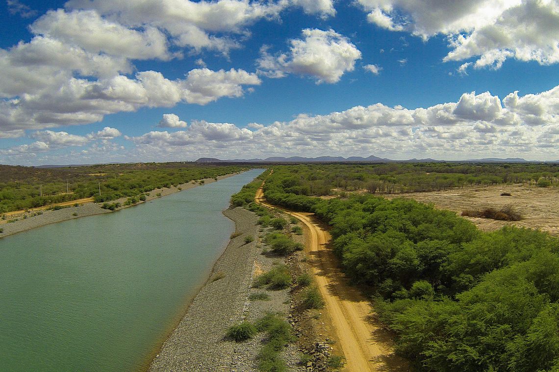 TransposiÃƒÂ§ÃƒÂ£o do Rio SÃƒÂ£o Francisco (DivulgaÃƒÂ§ÃƒÂ£o/MinistÃƒÂ©rio da IntegraÃƒÂ§ÃƒÂ£o Nacional)